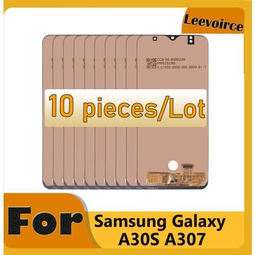 10 Pcs/Lot INCELL TFT For Samsung Galaxy A30S A307 SM-A307FN/DS A307G/DS LCD Display Touch Screen Digitizer Assembly Replacement