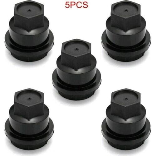Hot sale 5Pcs 24mm Black Wheel Lug Nut Cover Cap Replacement 15661036