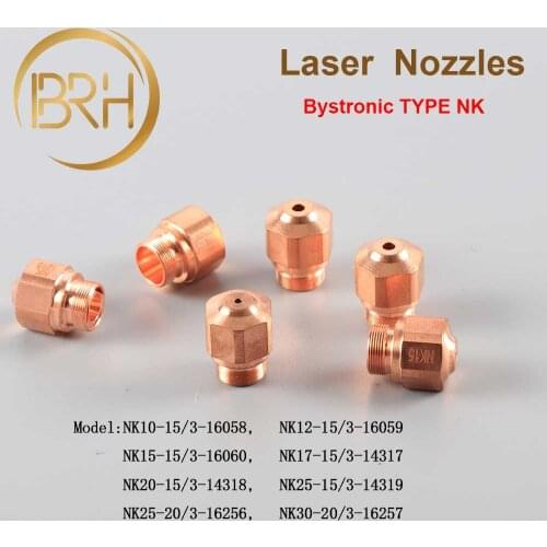 Free Shipping 10pcs Bystronic Laser Nozzles NK Series Nozzles High Pressure For Wholesale Bystronic Laser Cutting Machine