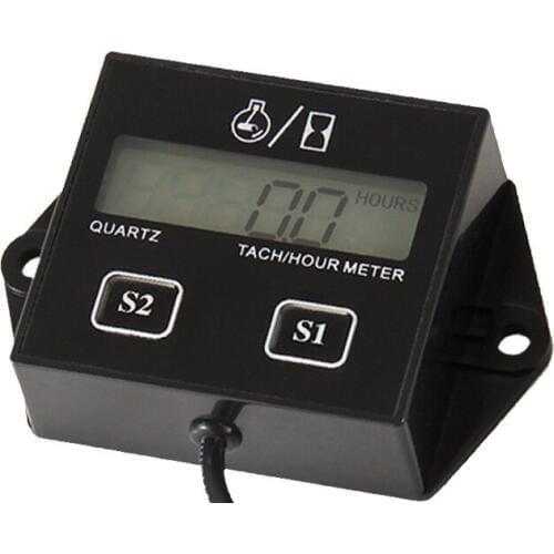 Digital Hour Meter RPM Tachometer 250 Raptor YFM Wr Wrf Dirt Bik Motorcycle ATV Sti Motocross Snowmobile MX pit marine MX UTV