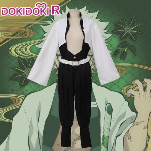 DokiDoki-R Anime Demon Slayer: Kimetsu no Yaiba Cosplay Sanemi Shinazugawa Costume Kimetsu no Yaiba Cosplay Costume Men