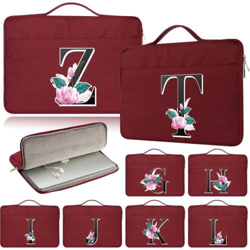 Letter Pattern Travel Bag for XiaoMi Pro 14 15/RedmiBook 14/RedmiBook 16/Air 13 Shockproof Laptop Sleeve Bag Waterproof Handbag