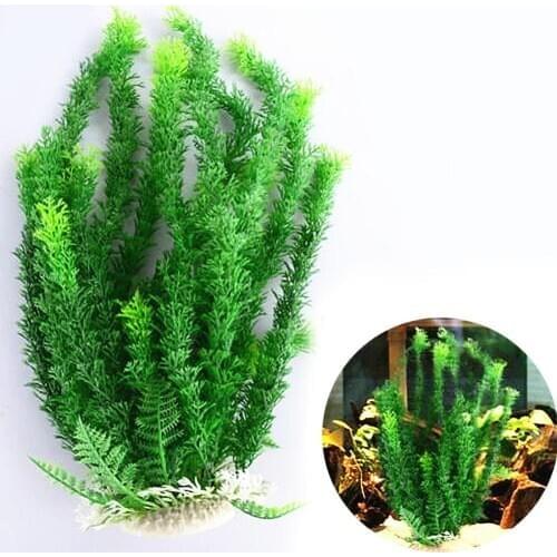 45 Cm Artificial Plant Aquarium Fish Tank Ornament Underwater Aquatic P[lant Landscape Decoration Fish Tank Decoration