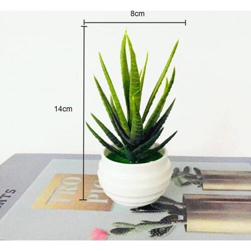 1pc Artificial Plants Green Bonsai Small Tree Pot Plants Fake Flower Potted Ornaments for Home Decoration Craft Plant Decorative