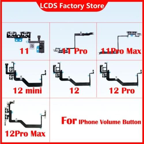 Switch On Off Power Button + Flash Light + Mic Flex Cable with Bracket For iPhone 11 11pro 11 pro max 12 12 mini 12pro 12pro max