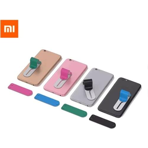 Xiaomi Freefinger Cowhide Color Mobile Phone Ring Bracket Concealed Bracket Stainless Steel Base Portable for Huawei Iphone