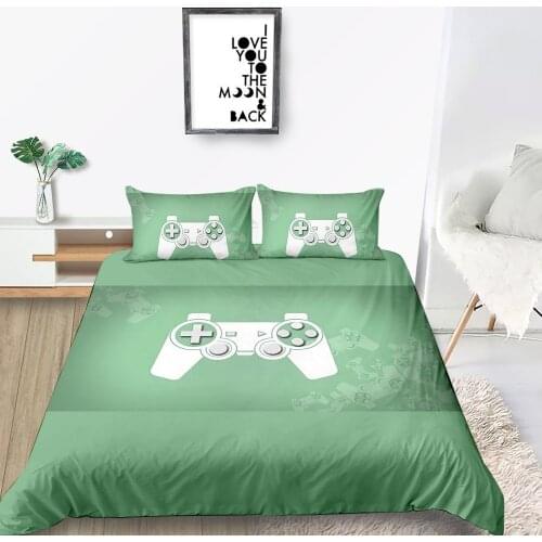 3D Bedding Set King Size Duvet Cover Xbox Game Handle Printed Pillowcase Boys Girls Bedroom Decorations