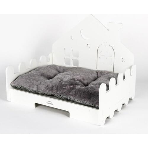 Cats Upholstered Couch Open Pet Crib Warm Soft Couch