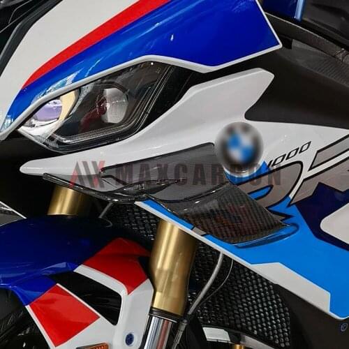 For BMW S1000rr Fairing Front Aerodynamic Winglets Carbon Fiber Windshield Fairing Wing For BMW S1000RR 2019-2021