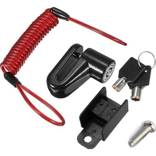Portable Electric Skateboard Lock Disc Brakes Wheels Lock For Xiaomi Mijia M365 Scooter Skate Board Anti-Theft Metal Steel Wir