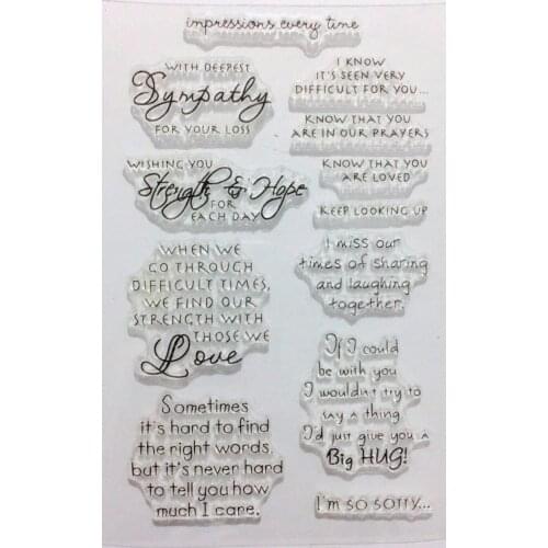 English Transparent Clear Silicone Stamp/Seal for DIY scrapbooking/photo album Decorative clear stamp sheets A710