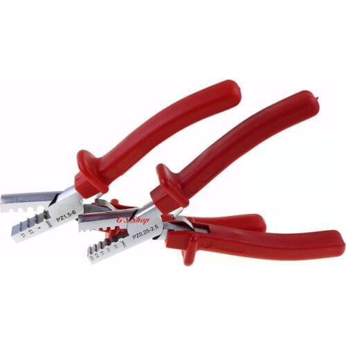 PZ 0.25-2.5 PZ 1.5-6 Germany Style Small Crimping Pliers for cable end sleeves,terminal crimping tool