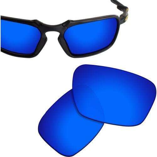 SmartVLT Replacement Lenses Polarized for Oakley Badman Sunglasses - Deep Blue