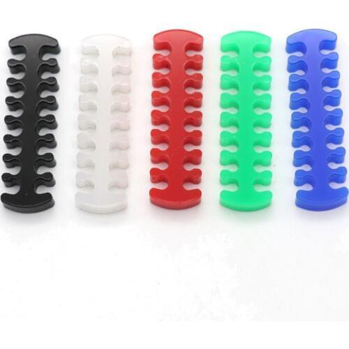 Angitu Factory Price Round 16pin Acrylic Cable Combs 100pcs/lot