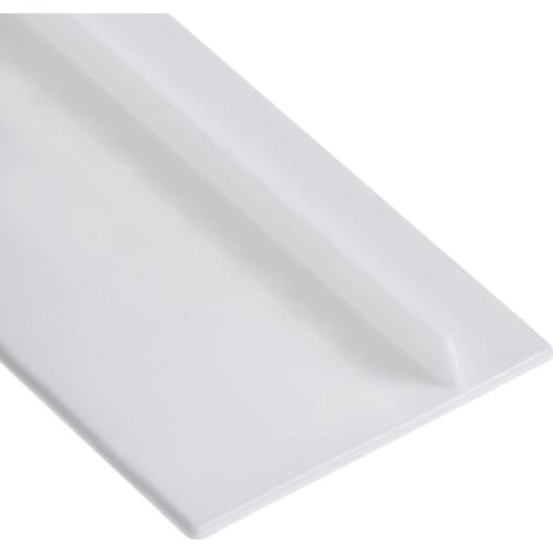 Uxcell Trim Seal, Silicone T-Seal Channel Edge Protector Sheet, 535mm/21.06" Length, 2.2" Width White 3pcs