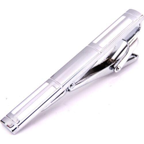 High quality mens brand jewelry, tie clip, brand new boutique, white tie clip, free delivery