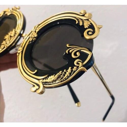 07L09114 2019 luxury Runway sunglasses women brand designer sun glasses for women Carter glasses