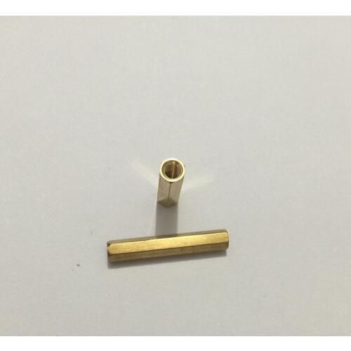 10PCS M4 Brass Hexagonal Threaded Double Pass Spacers Hexagon Copper Post