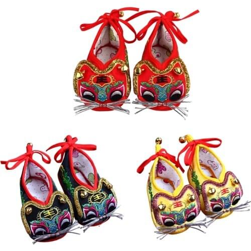 2021 autumn and spring baby toddler shoes cute Chinese traditional baby toddler shoes