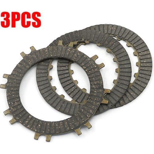 3) CLUTCH FRICTION PLATE DISC SET FOR Honda ZB50 1998 Z50R 79-99 Z50 Minitrail Mini Trail 50 Monkey Bike 69-78 XR70 97-03