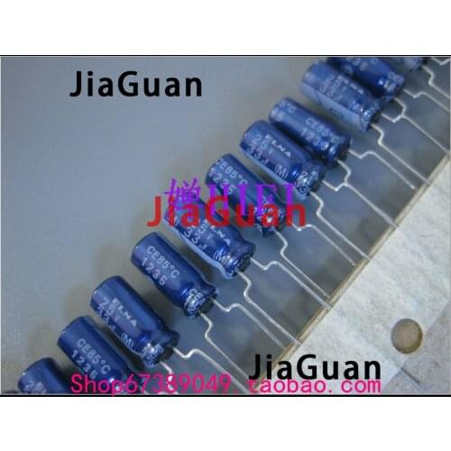 50pcs NEW ELNA RE3 25V33UF 5X11MM audio electrolytic capacitor 33uF/25V blue robe 33UF 25V re3 25v 33uf