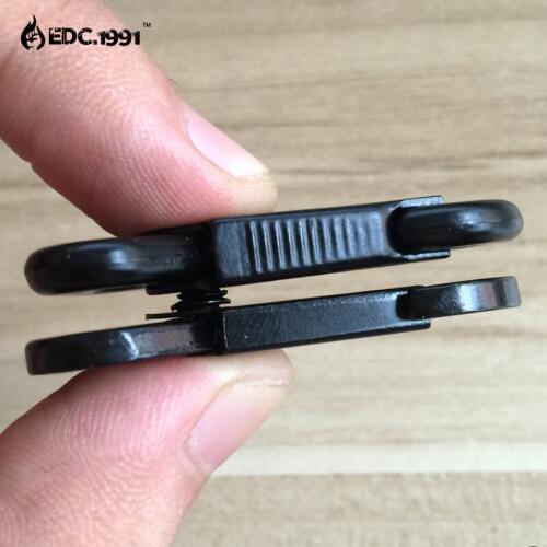 50x HK style 1" sling clips Spring Snap Hook Strap Rifle Gun Attachment Black,metal buckle