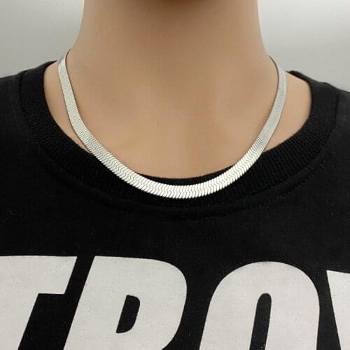 Hip-hop wild street blade chain men and women simple necklace jewelry hot sale