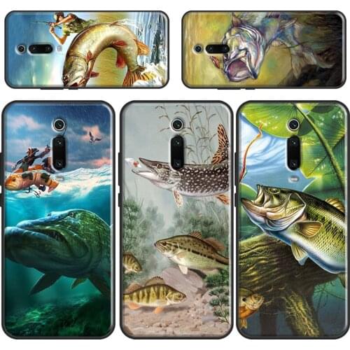 Fishing Painting Cover For POCO X3 Pro M3 F3 Phone Case For Xiaomi Mi 10T Pro 11 Ultra 9 10 Mi Note 10 Lite