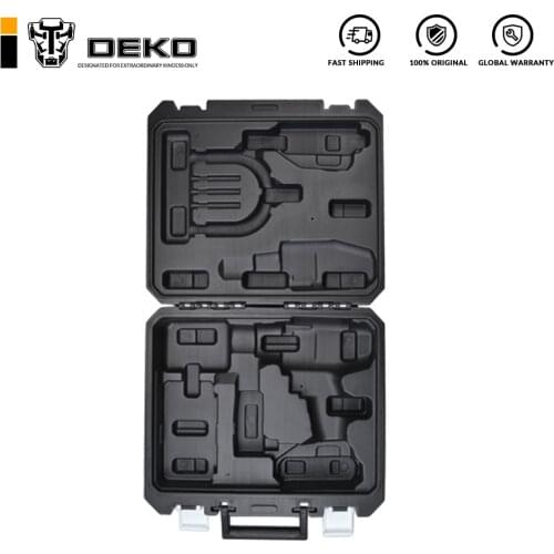DEKO tool 18V cordless drill BMC Plastic box not include cordless drill