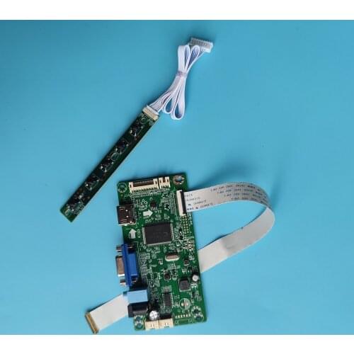 For HB140WX1-301 30Pin DIY LCD EDP DRIVER KIT VGA Controller 14" board 1366X768 SCREEN display monitor