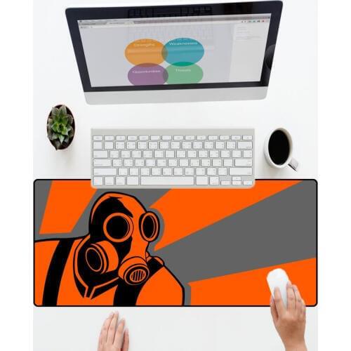 XGZ Personalized Diy Player Keyboard Game Mouse Pad 400X700X3MM Team Fortress 2 Animation Games Keyboard Mousepad Gamer Mats