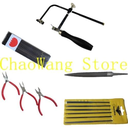 Jewelry tools Kit saw frame saw blades jeweler plier set jewelry file set
