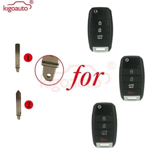 Kigoauto 81996-A4000 81996-A7000 Flip key blade TOY48 HYN14R for Kia Optima Sorento Forte Soul 2013 2014