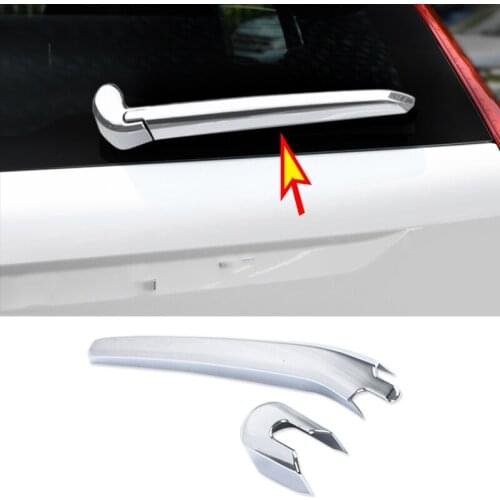 For Volvo XC40 2019-2021 ABS Chrome Tail Rear Window Rain Wiper Cover trim Car Styling Accessories