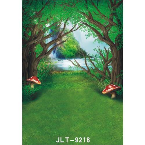 Forest Waterfall Backgrounds for Photo Studio Photography Fond Studio Computer Printed Photo Backdrops for Wedding Children