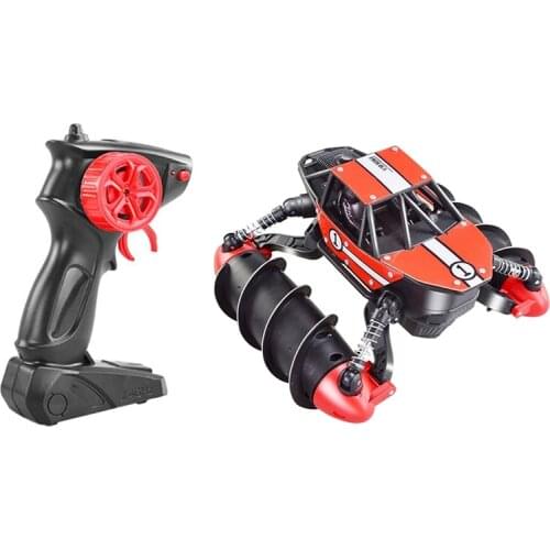 RC Car Stunt Cars Amphibious 2.4G Deformation Buggy F1 Amphibious Vehicle Toy Water Boat Toy for Boys and Girls