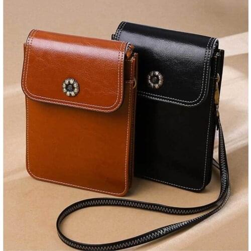 Fashion Genuine Leather Womens Small Messenger Bags Female Handbag Ladies Shoulder Bag Travel CrossBody Bag Purse Bolsas
