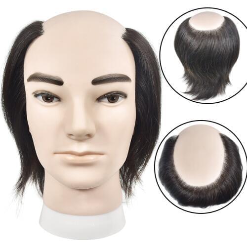 Hot Sale Male Mannequin Head 100% Real Human Hair Hairstyling Training Dolls Manikin Wig Dummy For Hair Cosure Piece Display