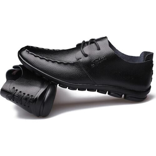Original RH Men Shoes Comfortable Beans Beans Driving Shoes Casual Leather Shoes Fashion MenS Shoes