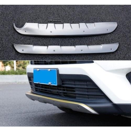 Car BUMPER Plate For Toyota RAV4 2016.2017.2018 BUMPER GUARD High Quality Stainless Steel Front+Rear Auto Accessories