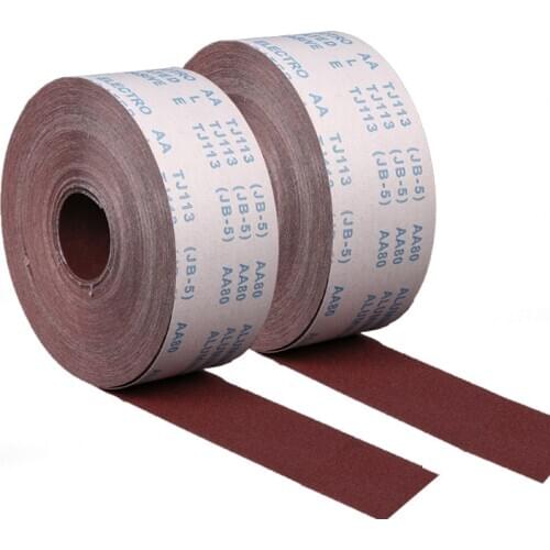 5 Meters 80-600 Grit Emery Cloth Roll Polishing Sandpaper For Grinding Tools Polishing Metalworking Dremel Woodworking Furniture