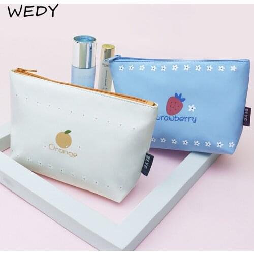 Nylon Cosmetic Bag Waterproof Travel Makeup Bag Organzier Zipper Cosmetic Pouch Cartoon Print Toiletry Bags Women Beauty Case
