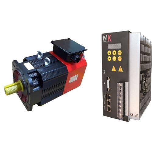 Low cost 2.2kw 14Nm AC spindle servo motor+ matched servo driver for cnc total solution
