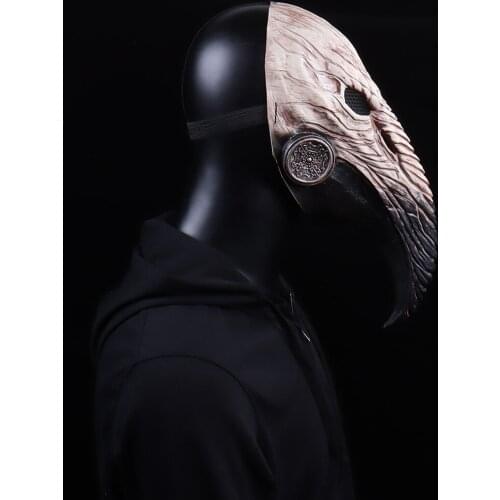 New Steampunk Plague Doctor Mask Cosplay Long Nose Bird Beak Latex Masks Carnival Masquerade Halloween Party Costume Props