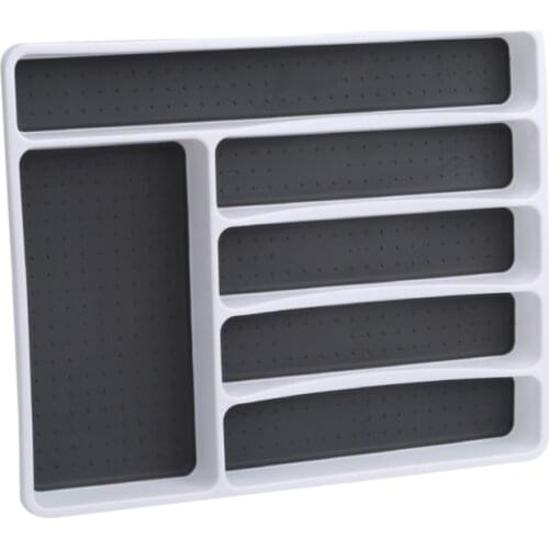 Compartments Cutlery Storage Tray Kitchen Separation Kitchen Drawer Organizer Spoon Knife Fork Tableware Box Home Supply