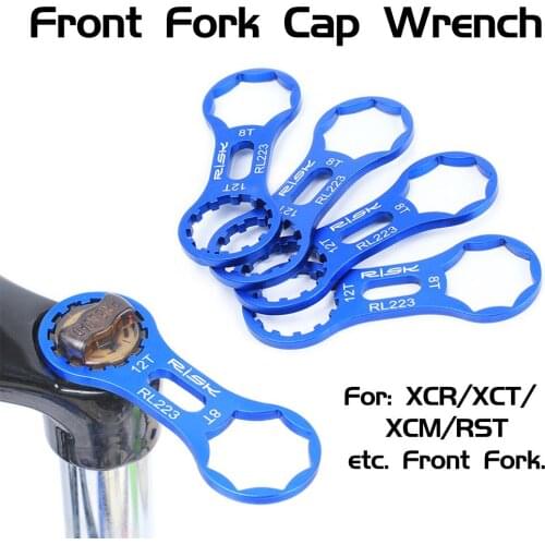 Bike Front Fork Cap Wrench Tool for XCR/XCT/XCM/RST MTB Front Fork Remove Install Wrench Detach Repairing Tools