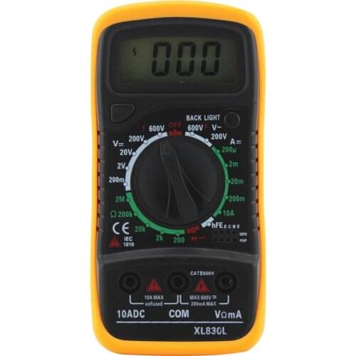 Professional Digital Multimeter Tester Manual Range Voltage Meter Handheld Universal Meter Measurement And Analysis Tools New