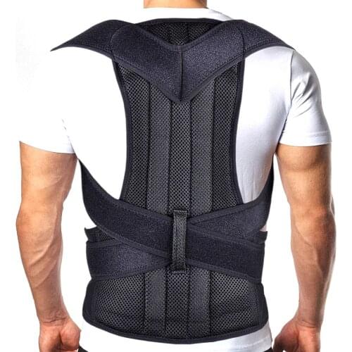 Adjustable Back Brace Posture Corrector Shoulder Support Belt Waist Corrective Posture Correction Spine Support Belt Men Women