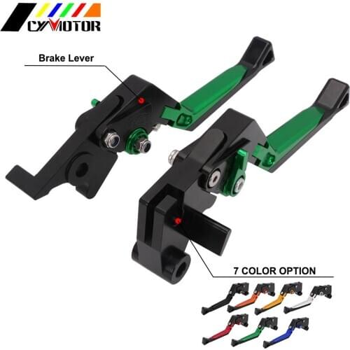 Motorcycle CNC Adjustable Folding Brake Clutch Lever For KAWASAKI Ninja125 400 Z125 2019 Z250SL 16-17 Ninja250R Ninja300R Z300