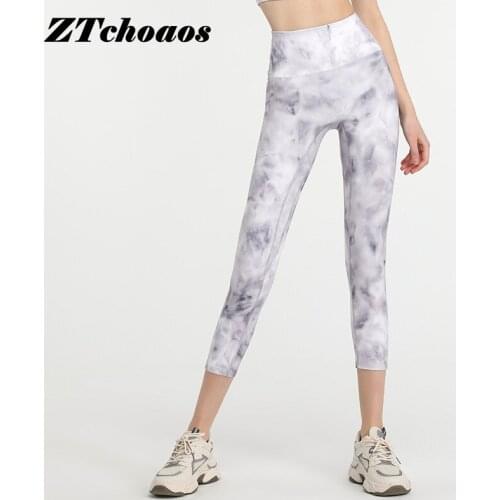 Printed Yoga Pants women tight hip lifting pants fitness pants womens sports pants Sportswear Leggings sport women fitness